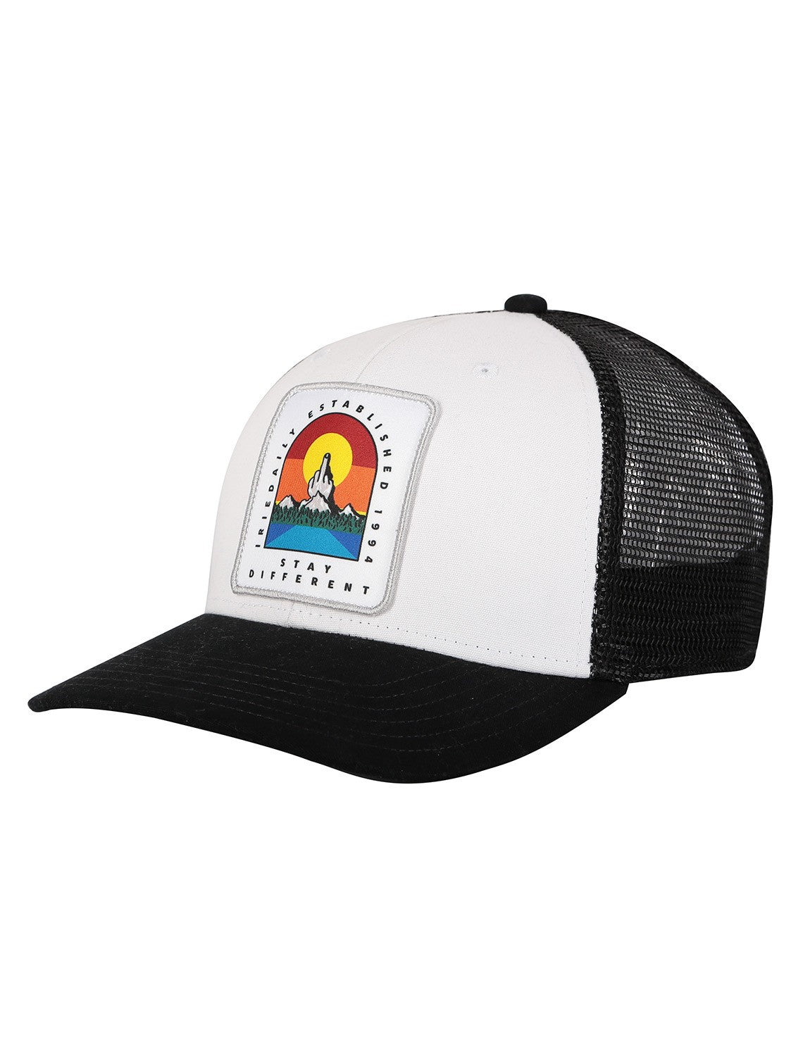 Gorra Iriedaily Stonefinger Meshcap Black White