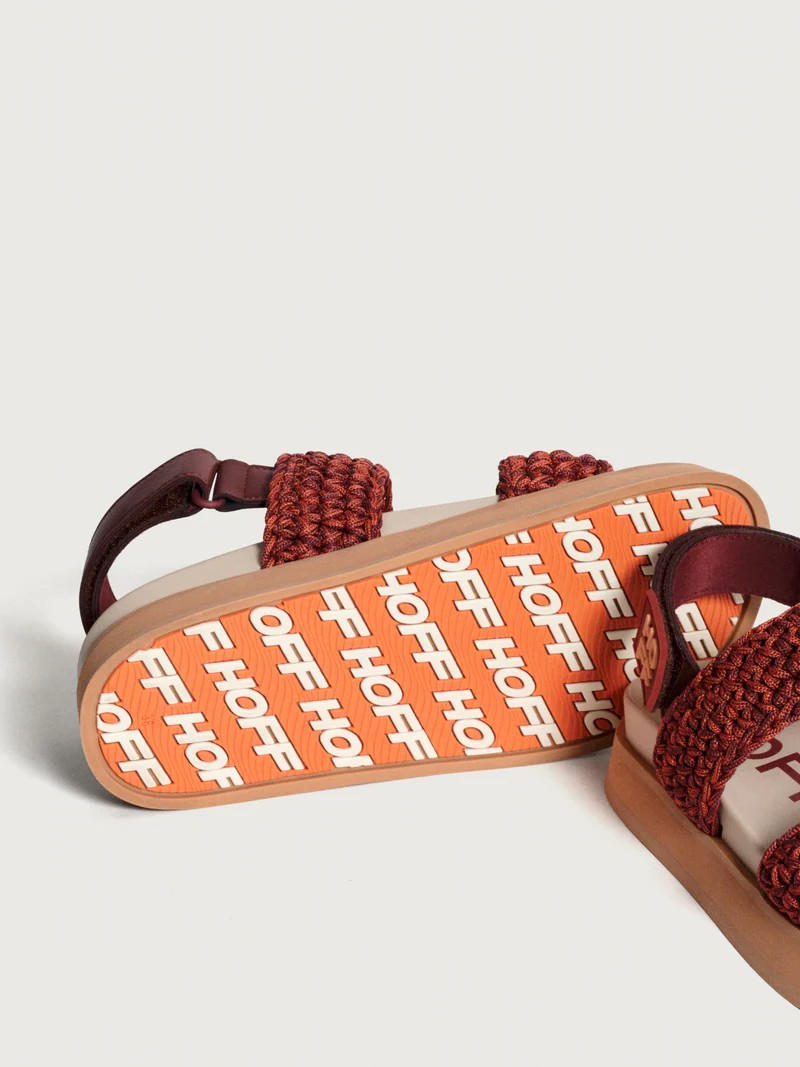 Sandalia Hoff Galdana Terracota Mujer