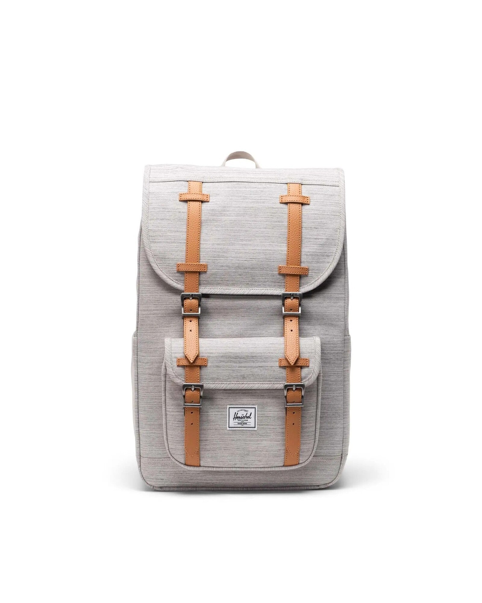 Mochila Herschel Little America Mid Volume Light Grey Crosshatch