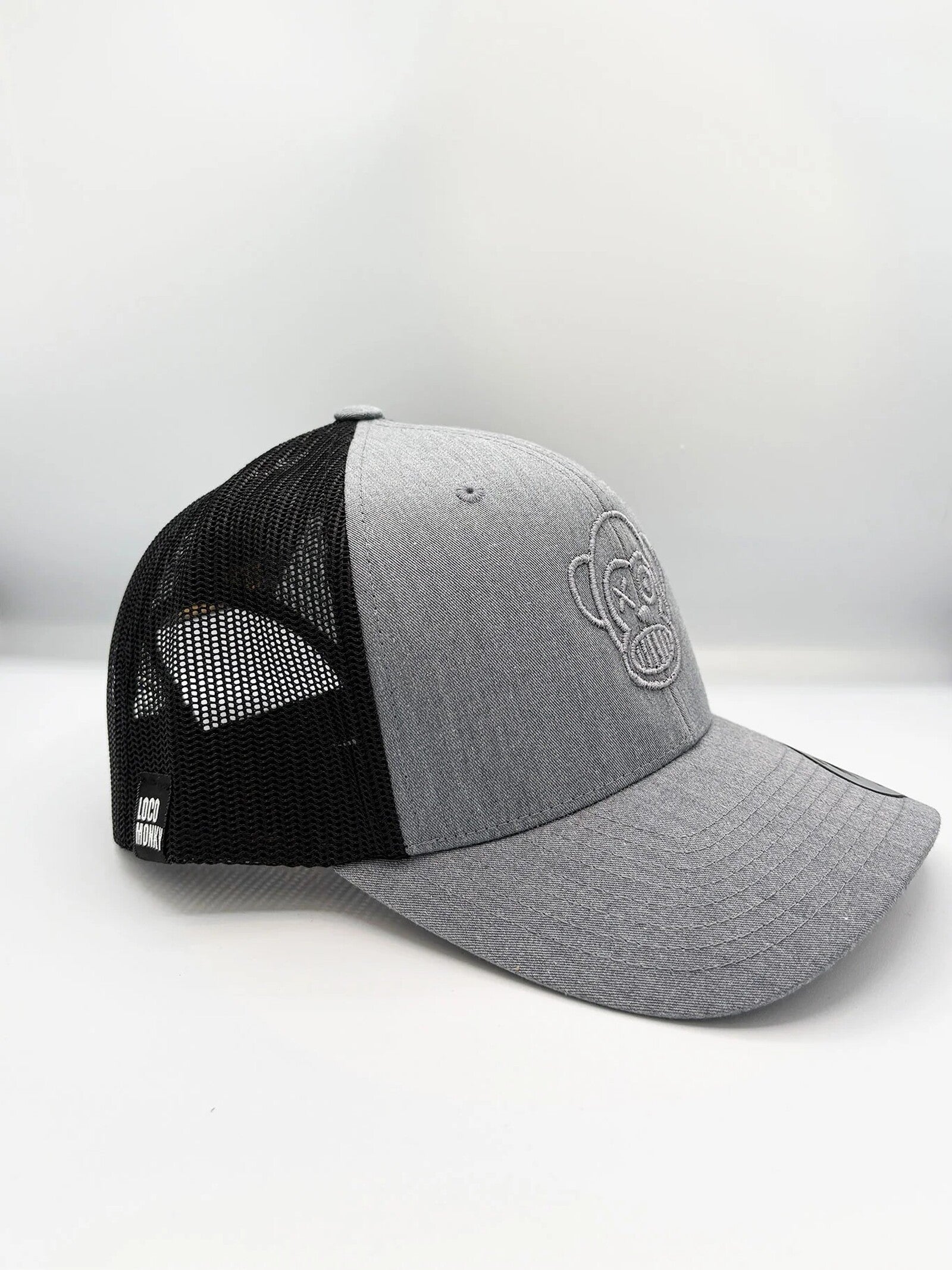 Gorra Loco Monky Puro loco Bordado Heather/Black