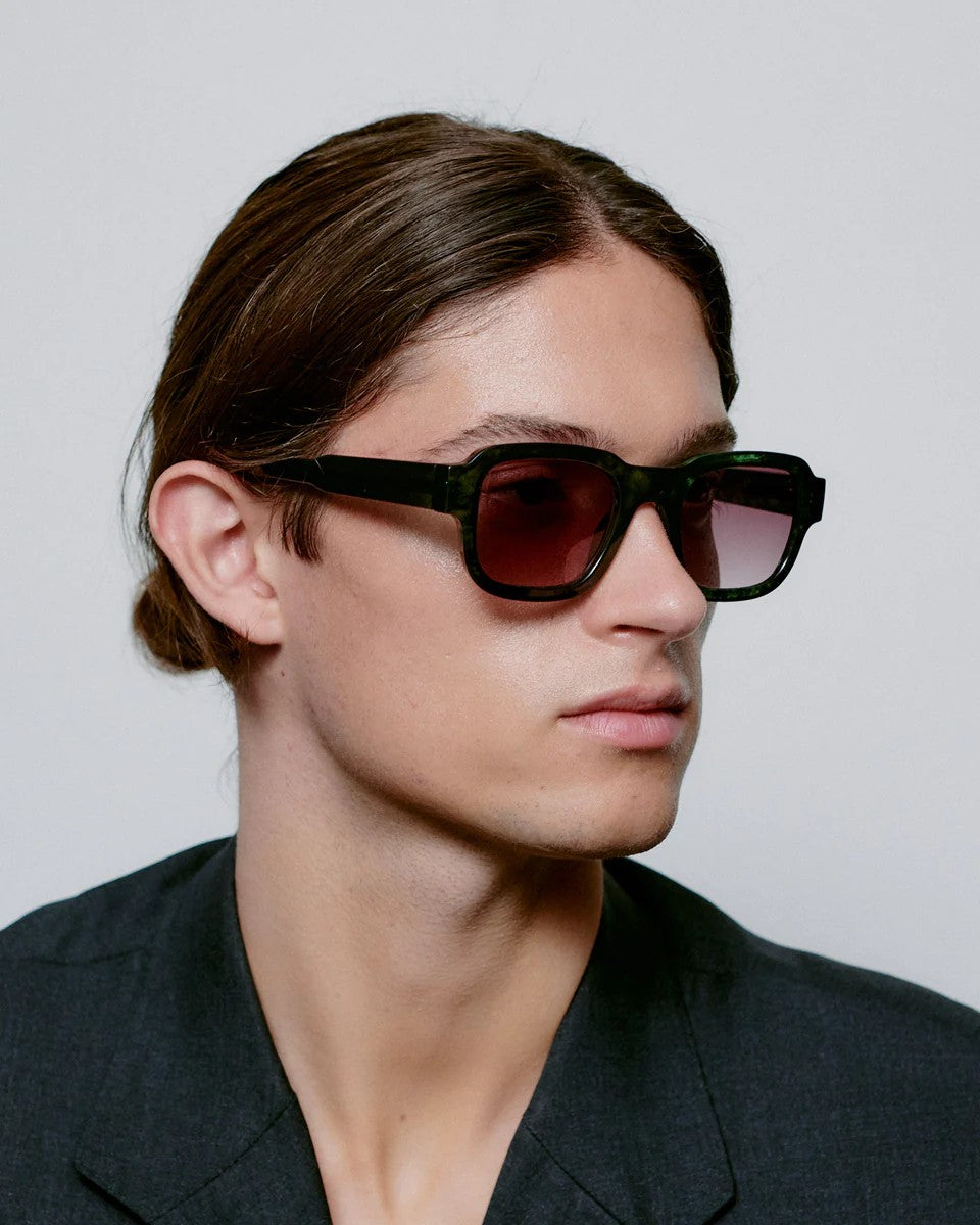 A.Kjaerbede Halo Green Marble Transparent, Gafas de sol