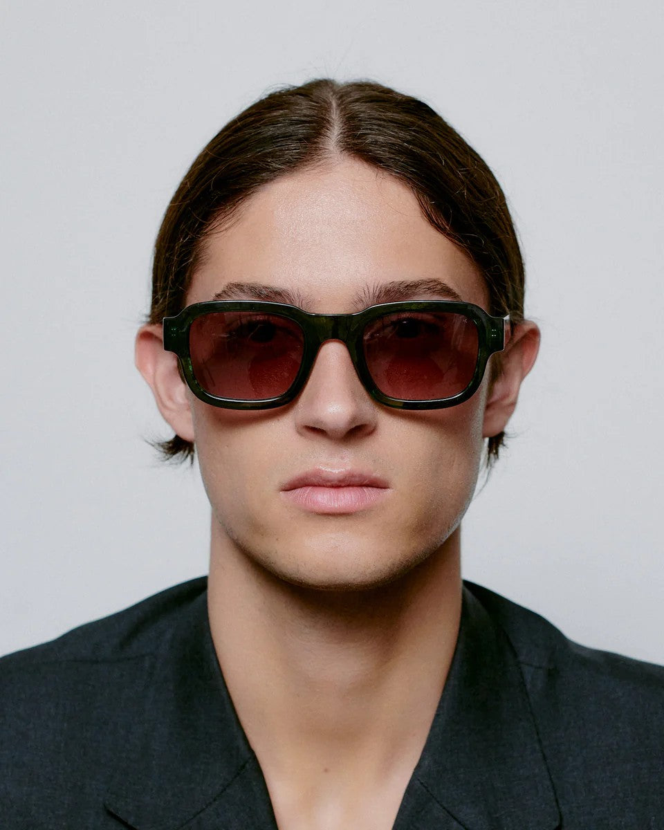 A.Kjaerbede Halo Green Marble Transparent, Gafas de sol