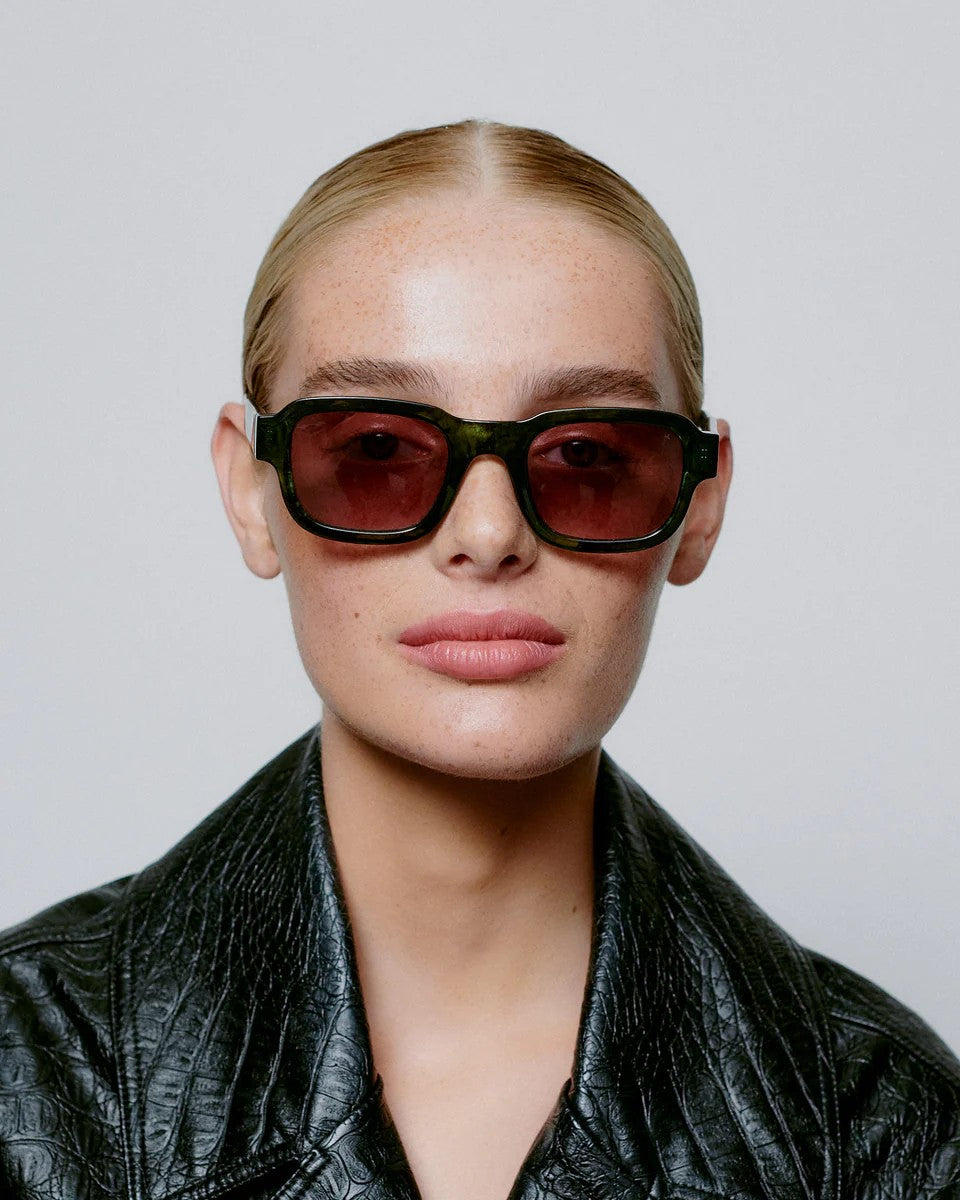 A.Kjaerbede Halo Green Marble Transparent, Gafas de sol