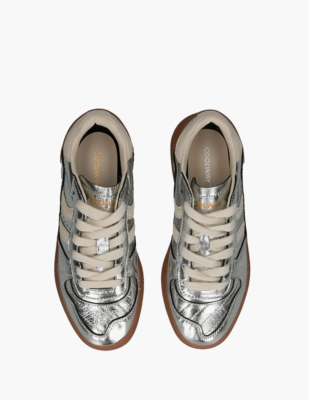 Coolway Goal Silver Mirror SLV, Zapatillas mujer