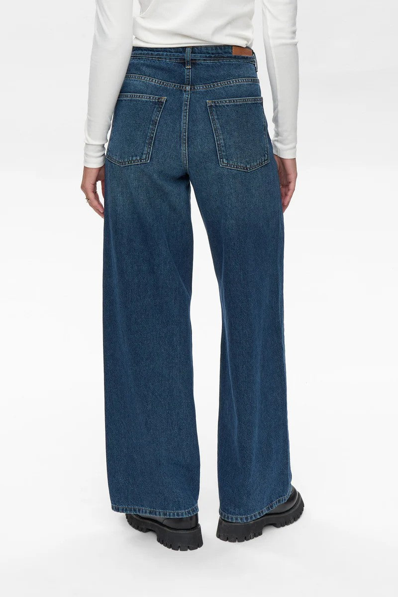 Pantalones Nümph Nubrooklyn Dark Blue Denim