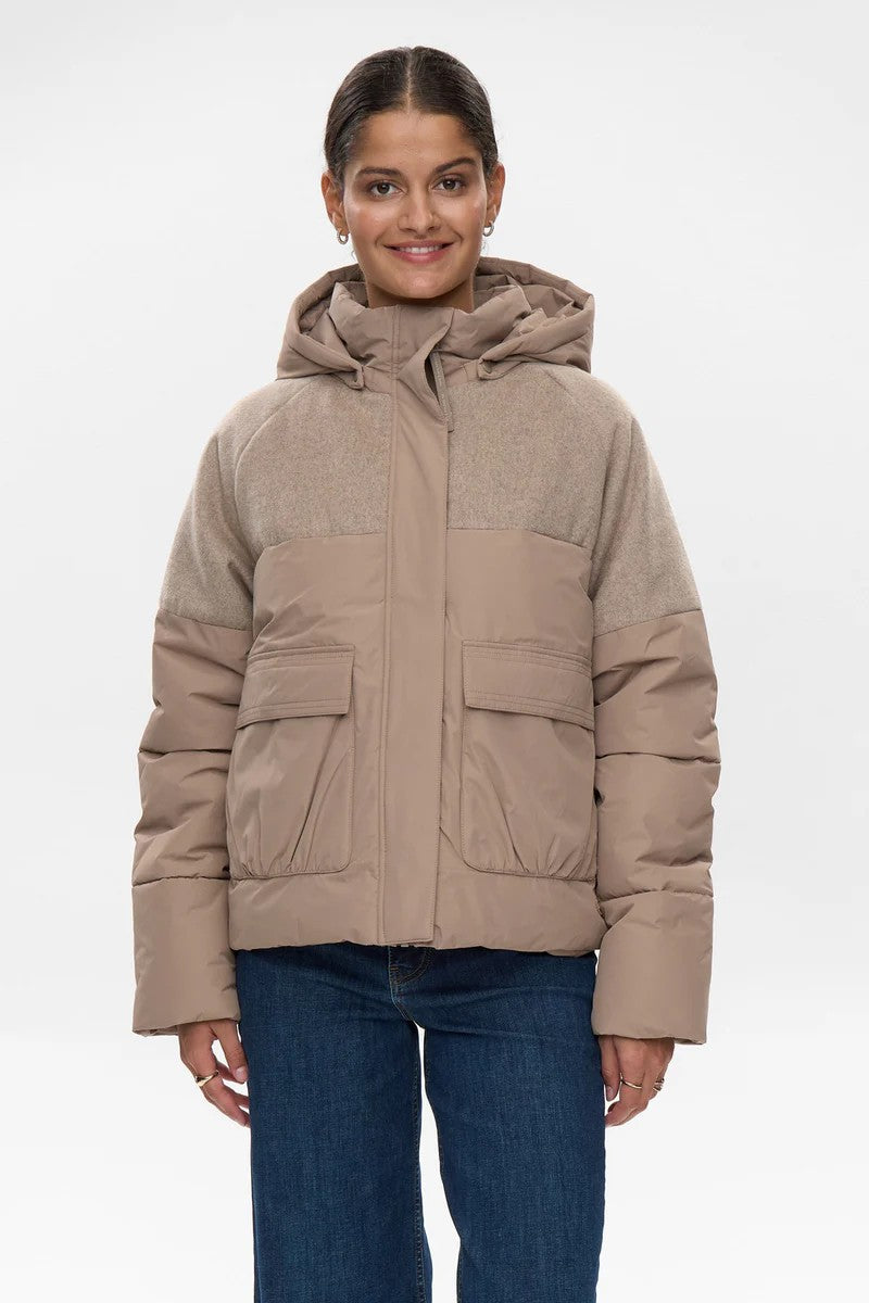 Chaqueta Nümph Nuwillow Taupe