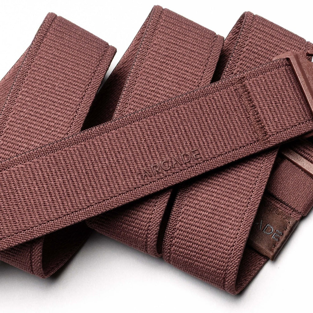 Cinturón Arcade Atlas Slim Burgundy