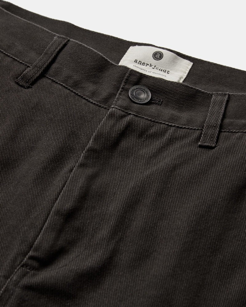 Pantalones Anerkjendt Akjan Twill Pants Granite Grey