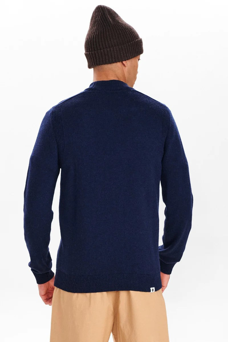Jersey Anerkjenct Akrico Lambswool Knit Azul marino