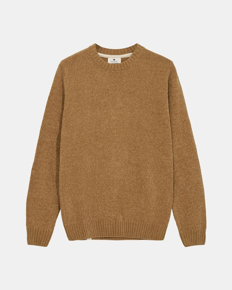 Jersey Anerkjendt Aksune Chenille Knit Golden Brown