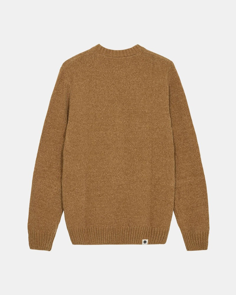 Jersey Anerkjendt Aksune Chenille Knit Golden Brown