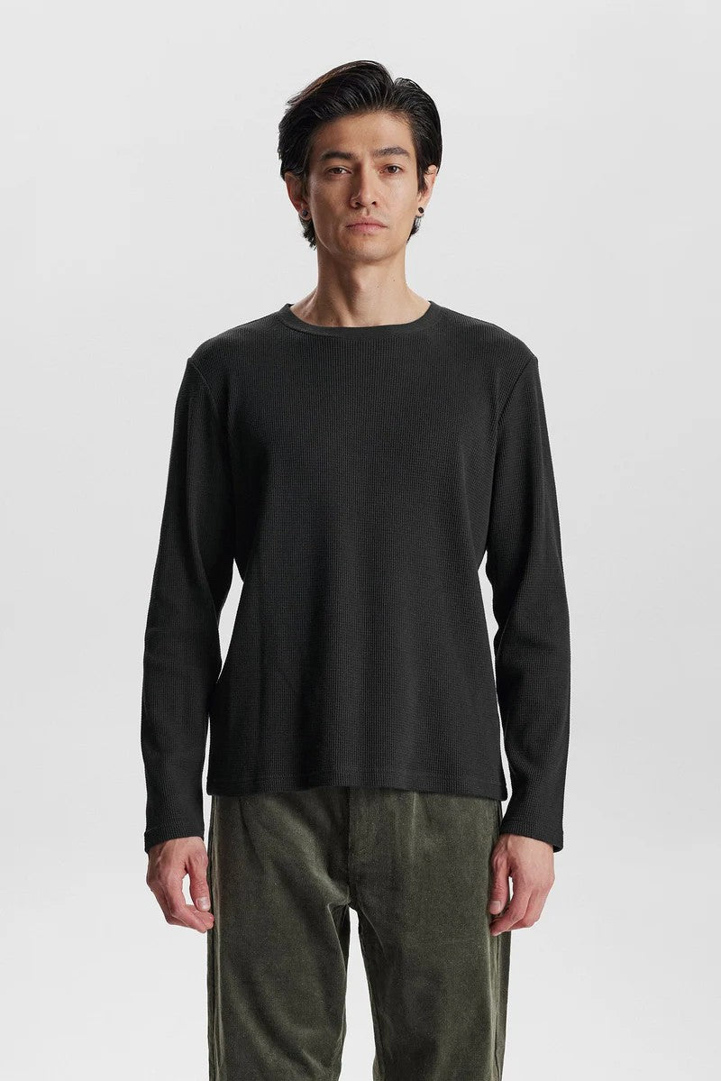 Camiseta Anerkjendt Akkikki Waffle Negro