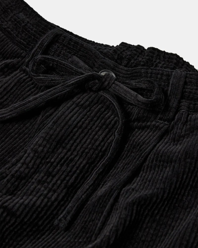 Pantalones Anerkjendt Akjan Cord Pleat Negro