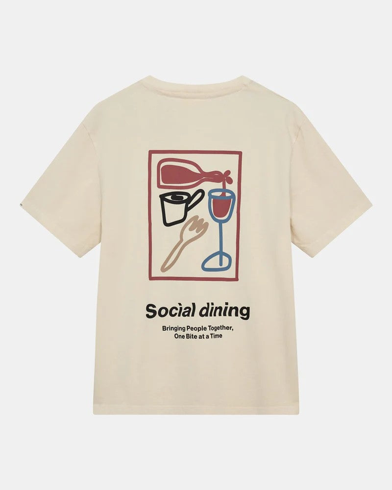 Camisetas Anerkjendt Akvillads Social print Tofu