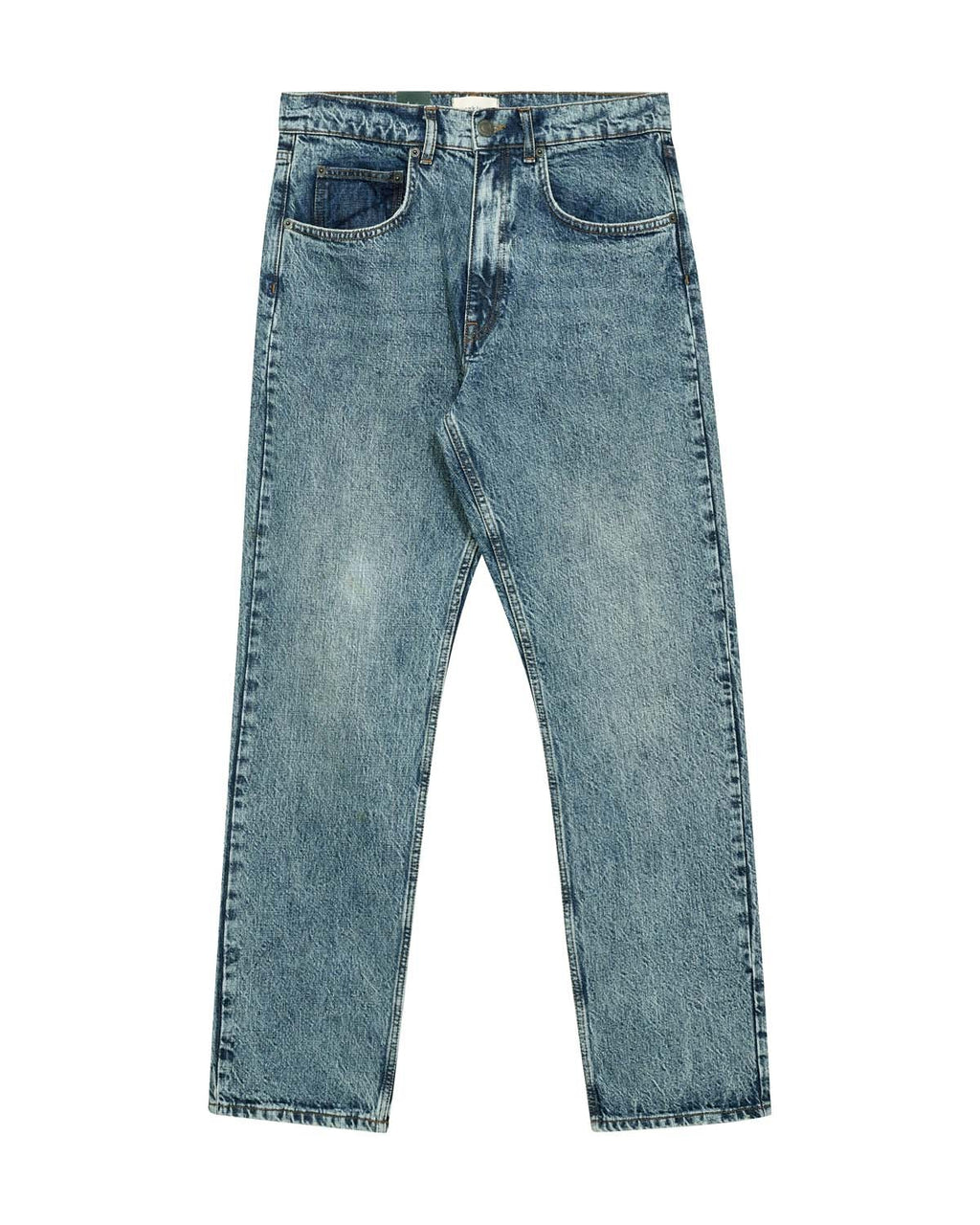 Pantalones Vaqueros Anerkjendt Akjustin Medium Blue Marble