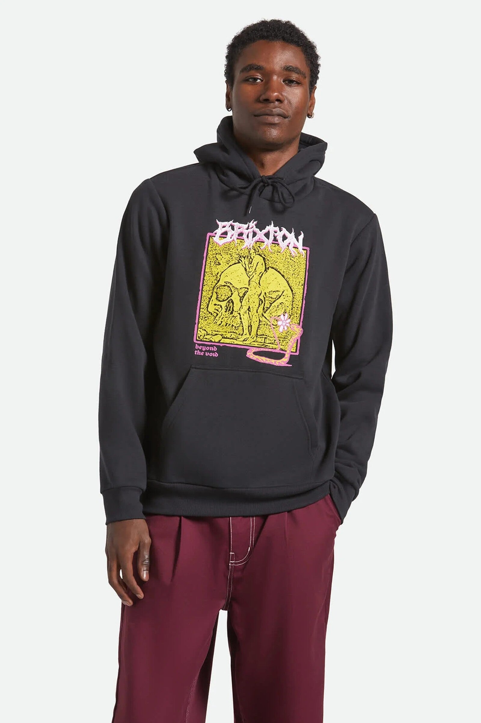 Sudadera Brixton Void Hoodie Negro