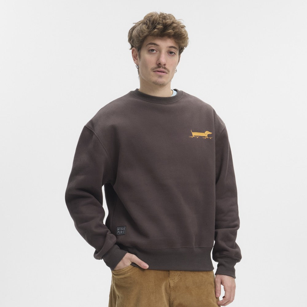 Sudadera Hydroponic Dachsund Charcoal