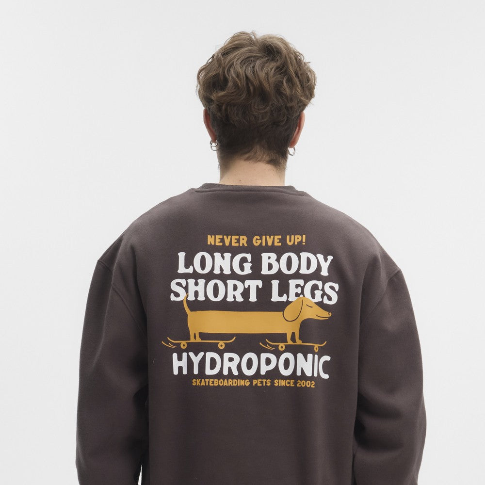 Sudadera Hydroponic Dachsund Charcoal