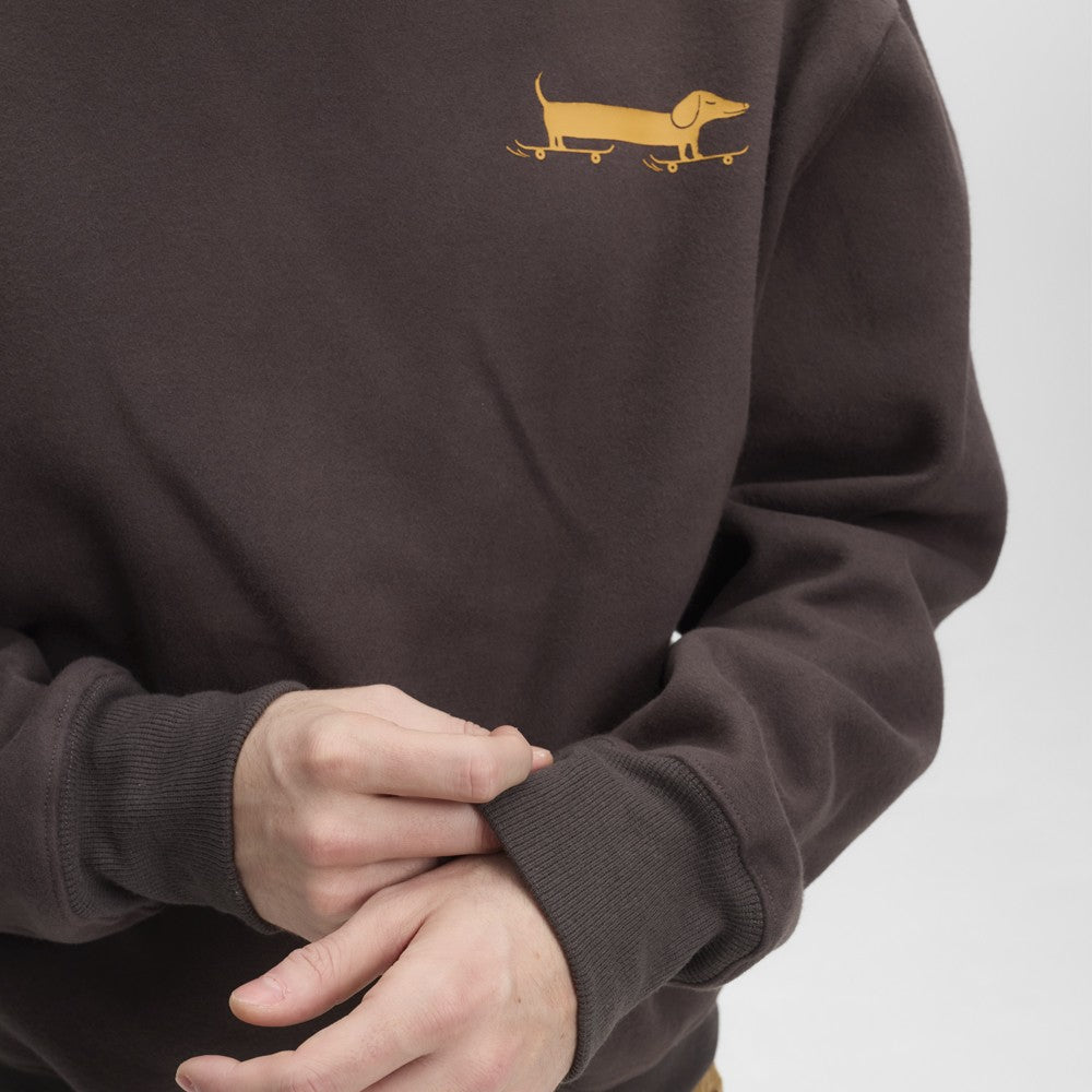 Sudadera Hydroponic Dachsund Charcoal