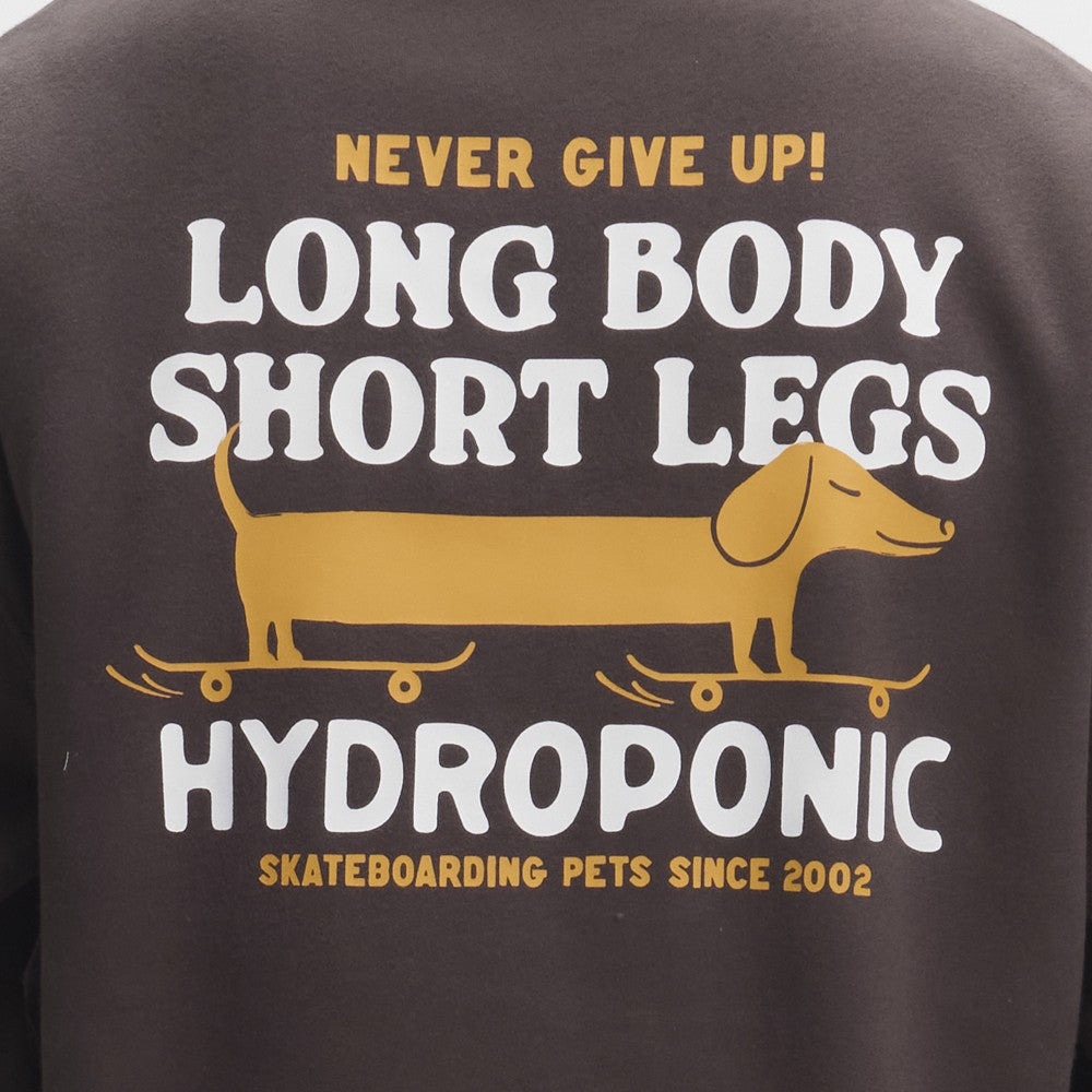 Sudadera Hydroponic Dachsund Charcoal