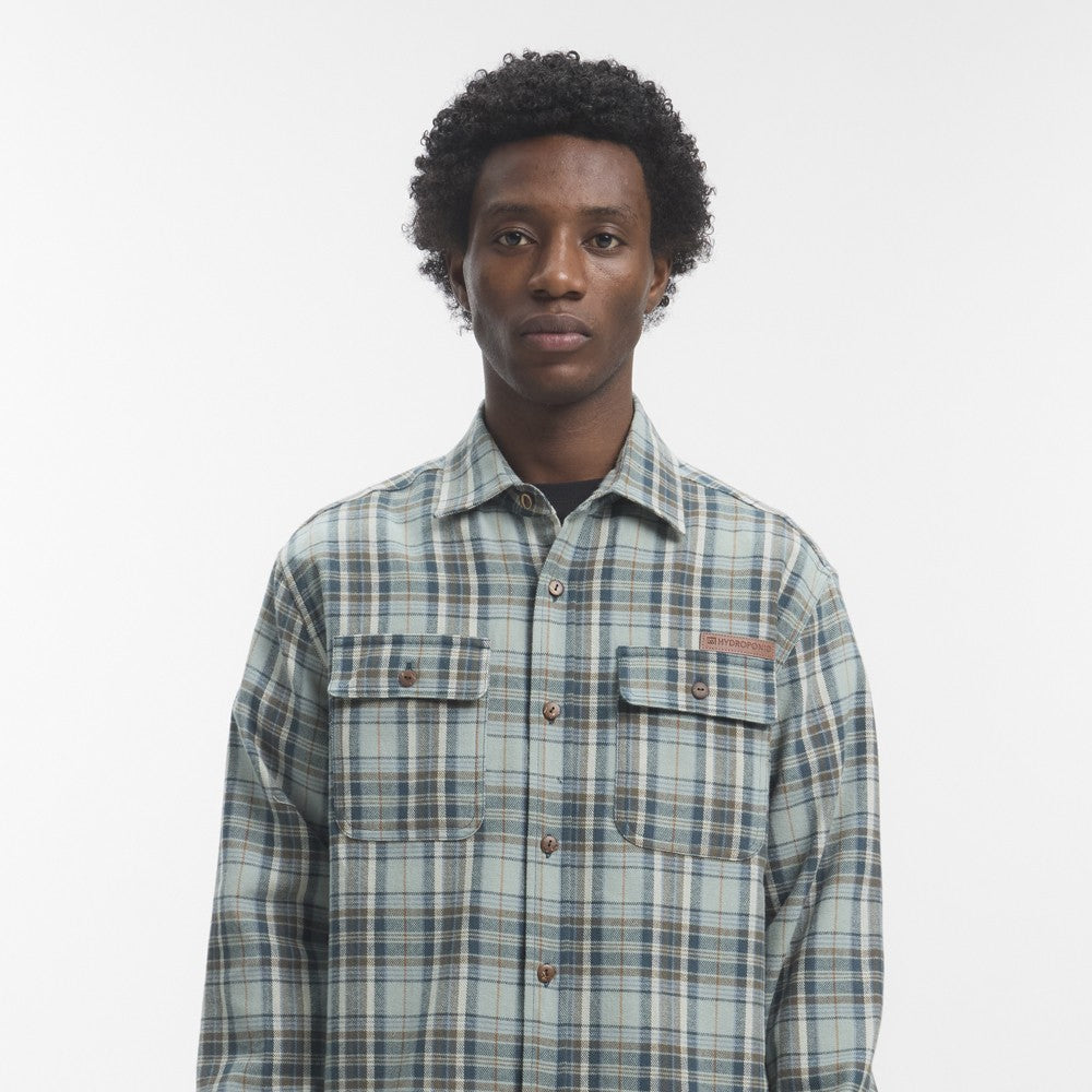 Camisa Hydroponic Surrey Green Check