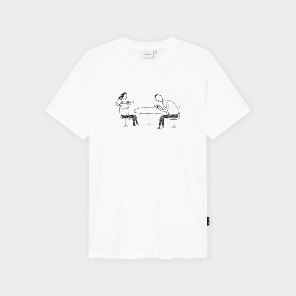 Camiseta Dedicated Stockholm Phoney Date Blanco