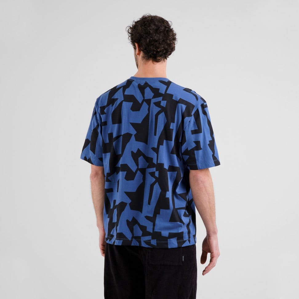 Camiseta Dedicated Skanstull Abstract Chaos Blue