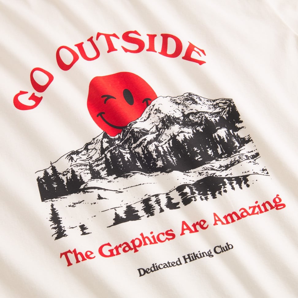 Camiseta Dedicated Stockholm Go Outside Off white