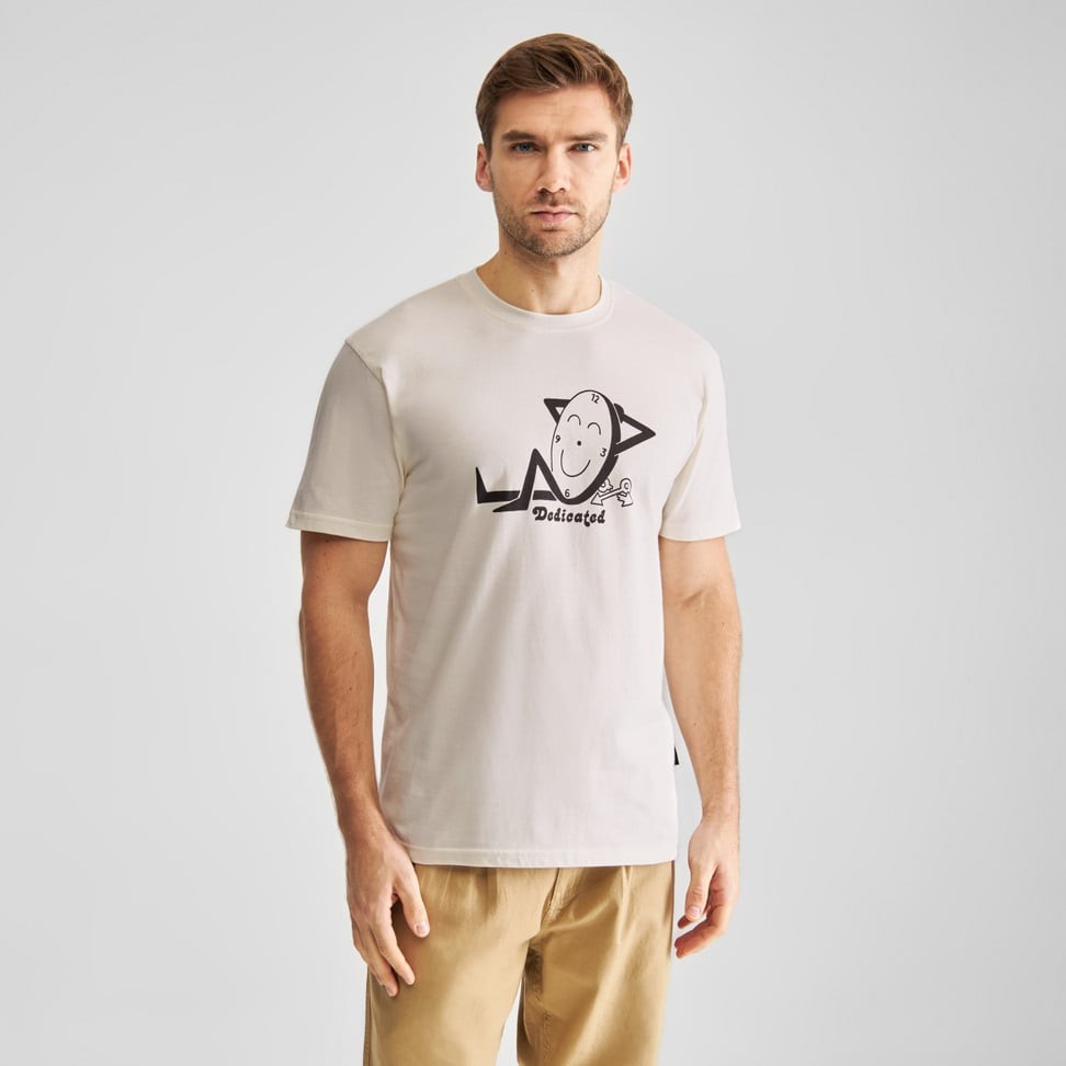 Camiseta Dedicated Stockholm Time Blanco