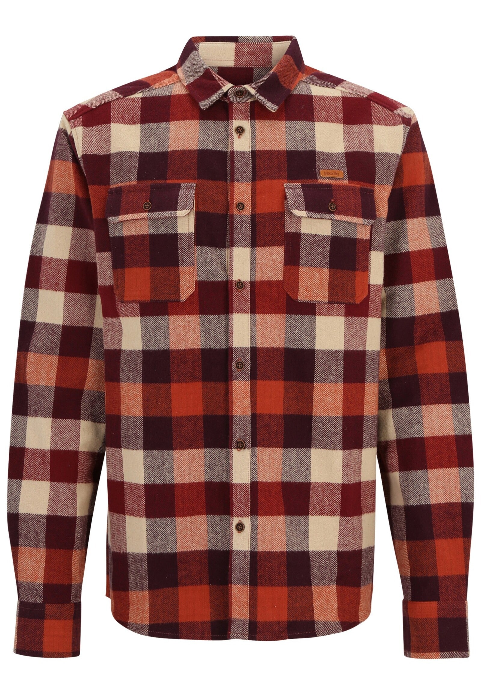 Camisa Iriedaily Lumber Fella Shirt Wine