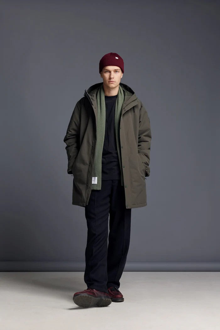 Abrigo Makia Glacier Parka Dusty Olive