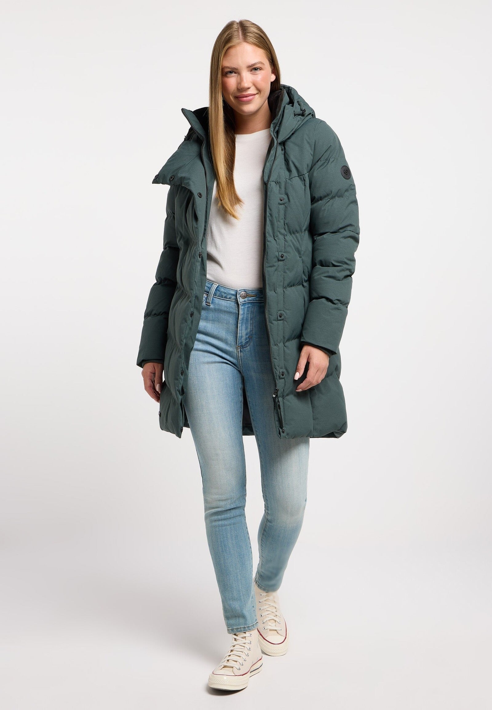 Abrigo Ragwear Pavla Pine Green