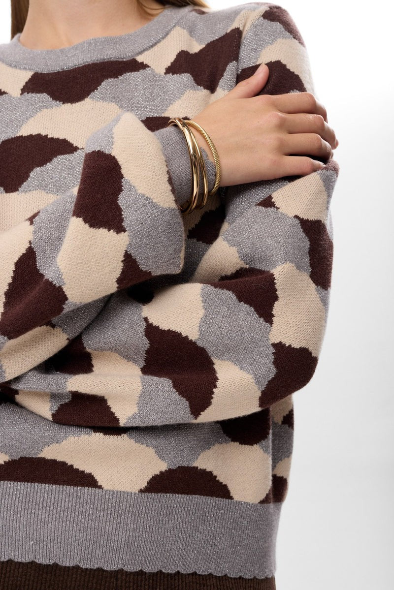 Jersey Nümph Nulila Pullover Black Coffee