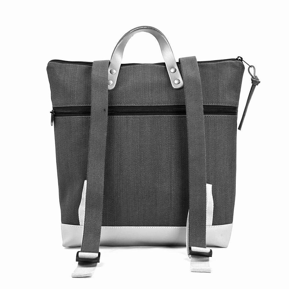 Mochila Daniel Chong Book Holder Cuadrada impermeable DZ con bolsillo Naranja