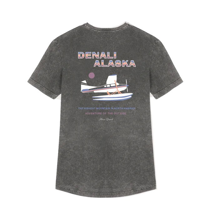 Camiseta Arica Denali Premium Washed Grey