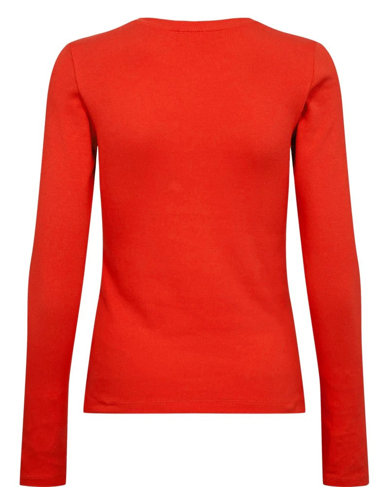 Camiseta Nümph Nuriley Tee Fiery Red