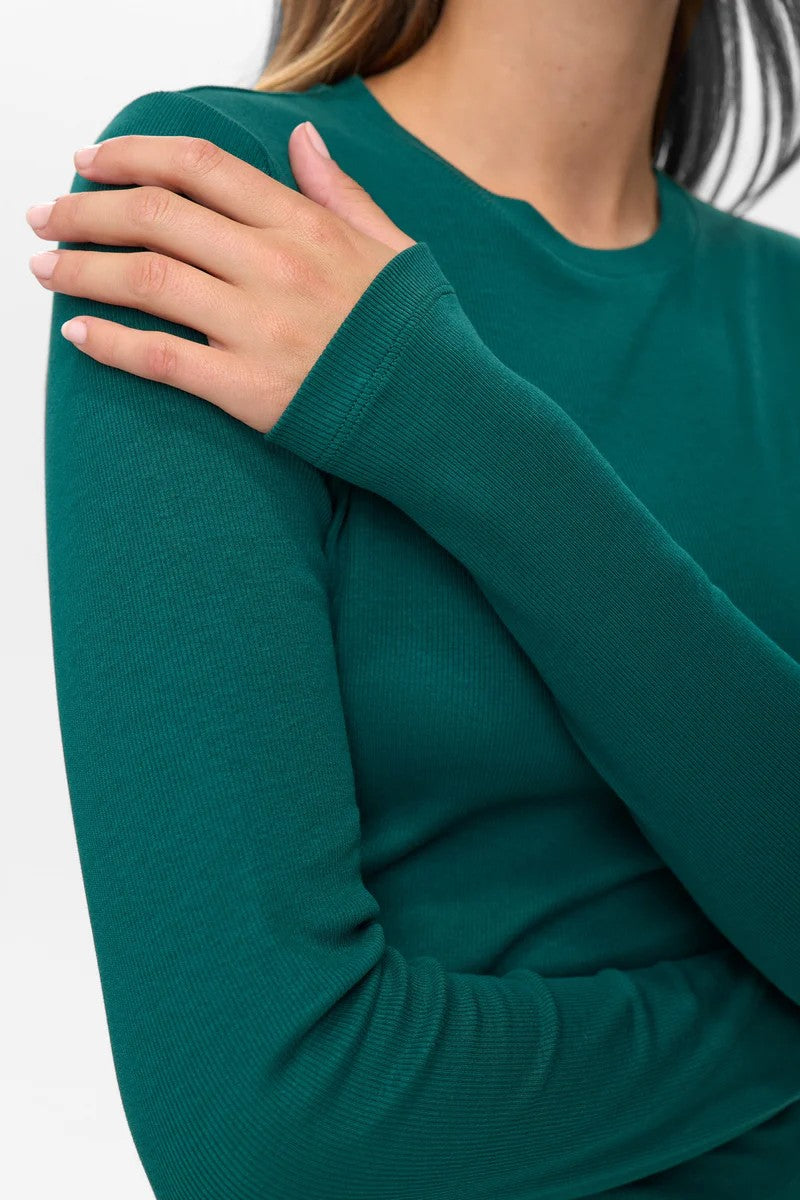 Camiseta Nümph Nuriley Tee Rain Forest