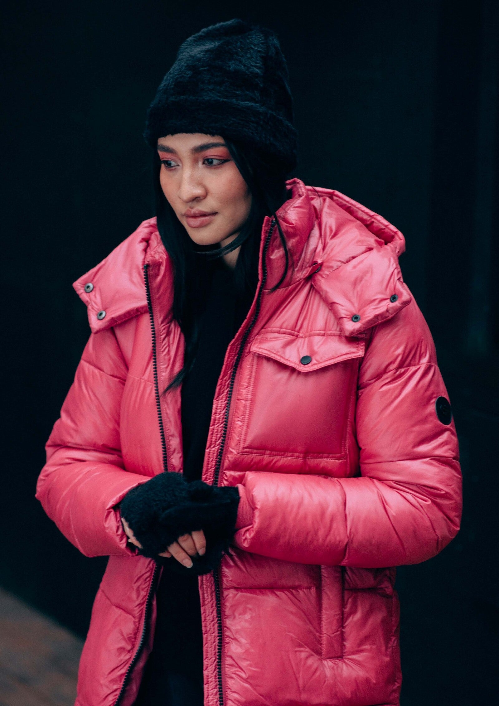 Abrigo Ragwear Roobie Long Rose