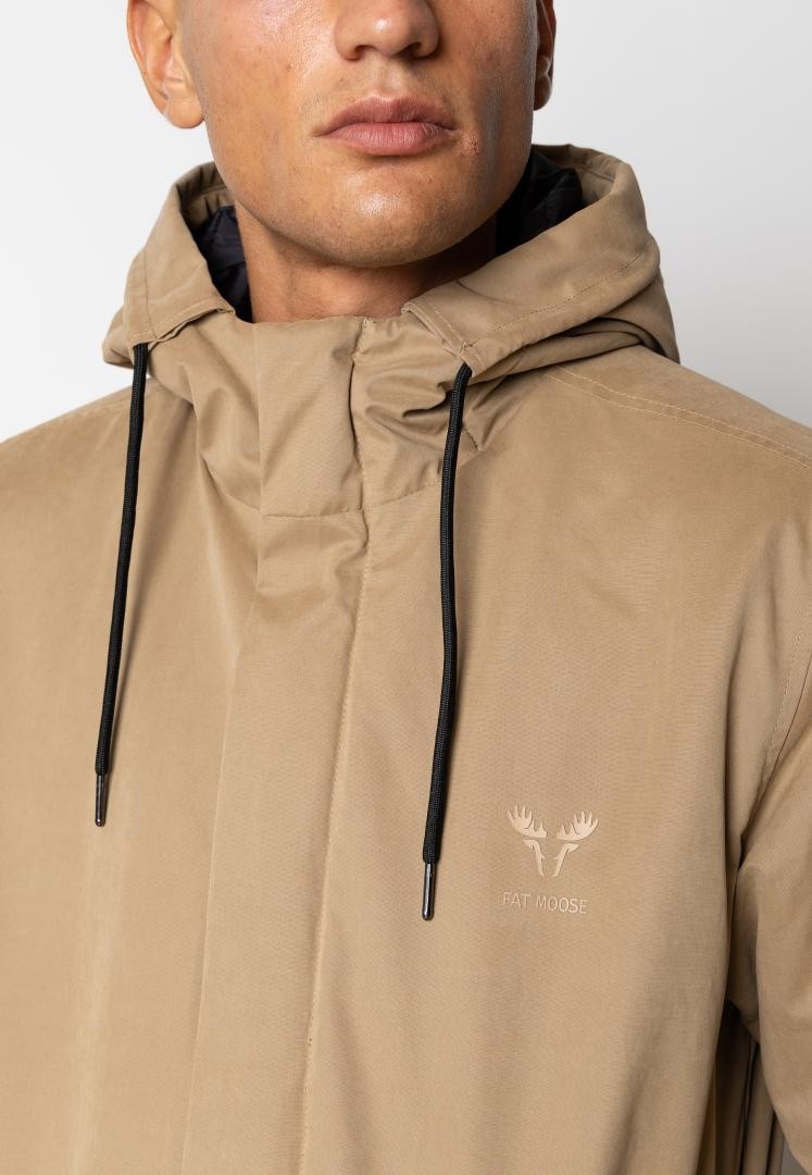 Abrigo Fat Moose Marshall Winter Beige