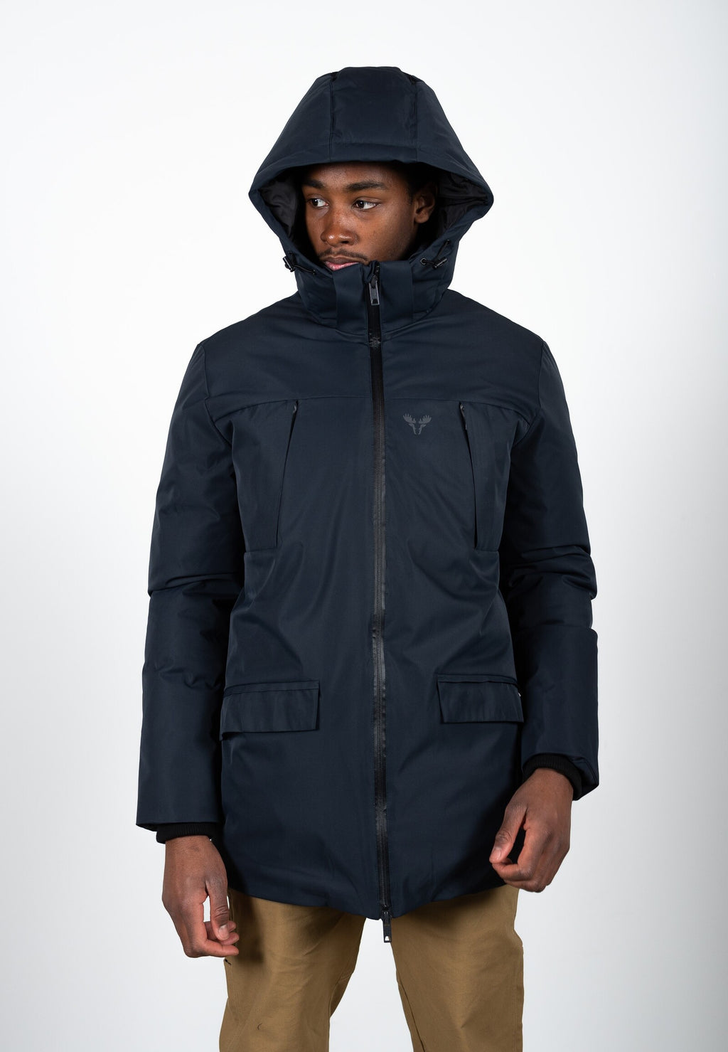 Chaqueta Fat Moose Jamison Quilt Mix Azul Oscuro