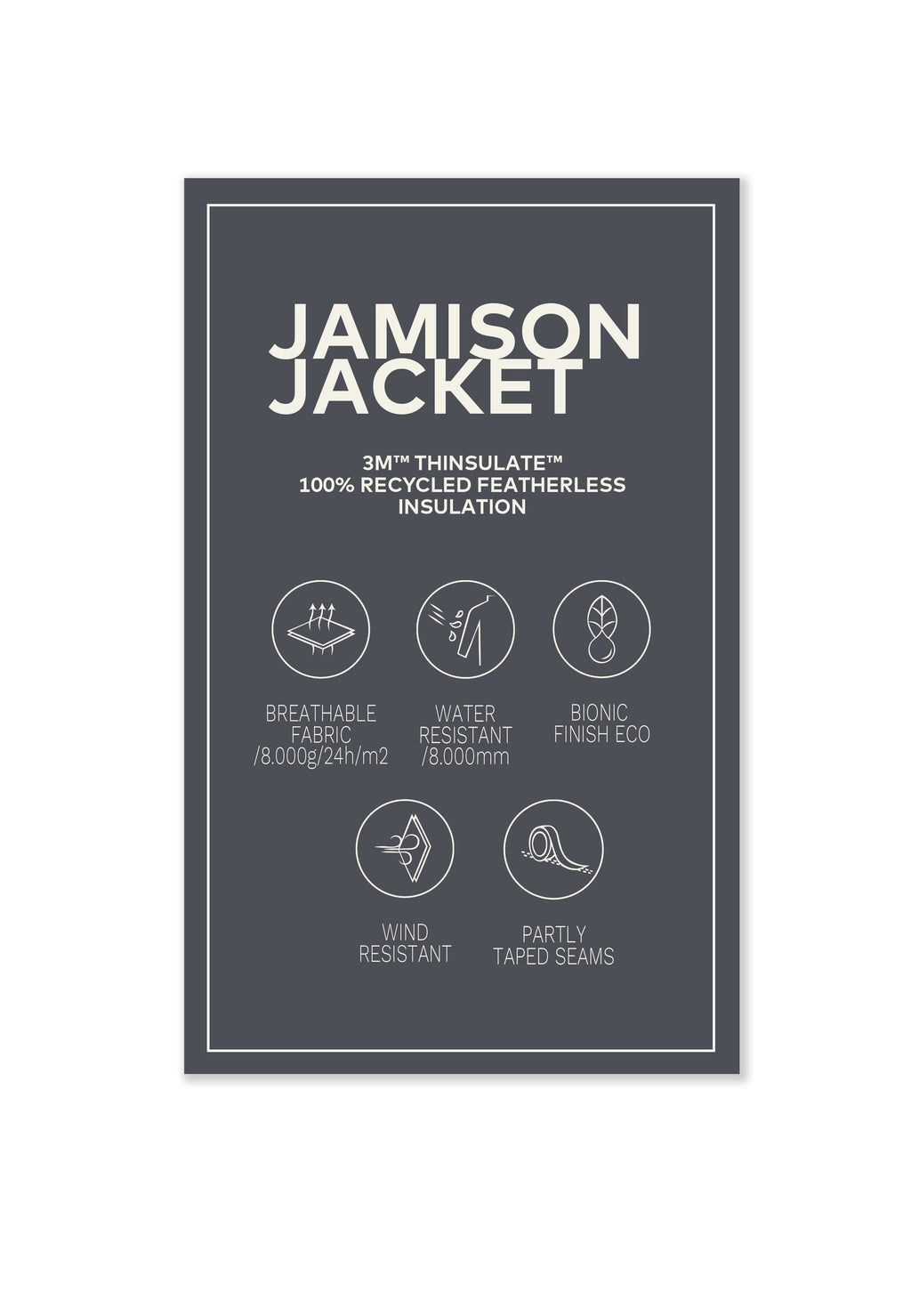 Chaqueta Fat Moose Jamison Quilt Mix Azul Oscuro