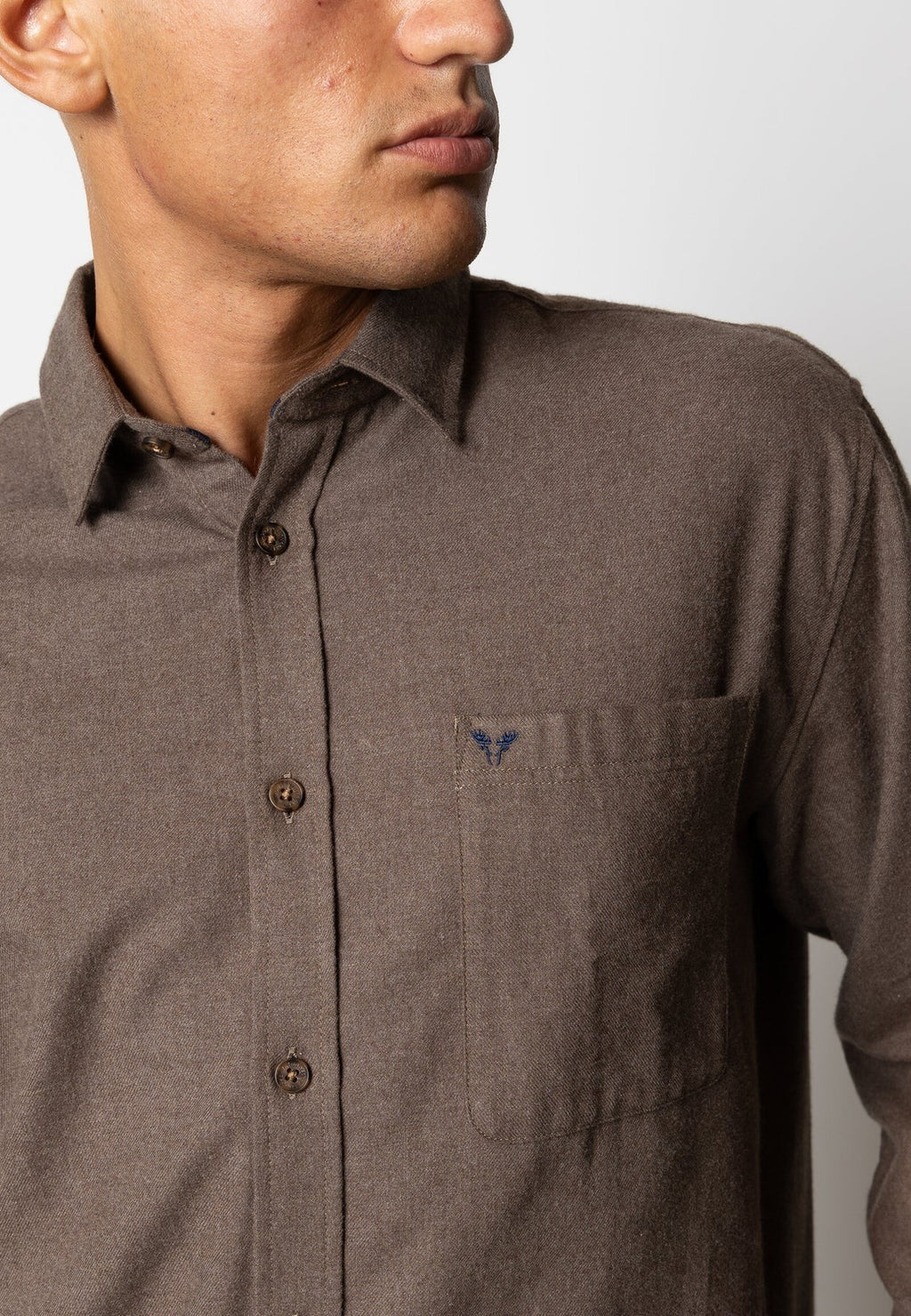 Camisa Fat Moose Frank Franela Marron