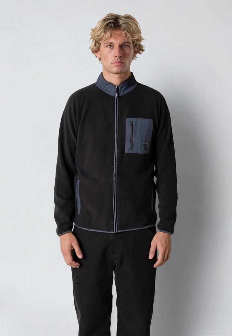 Forro Polar Fat Moose Will Negro