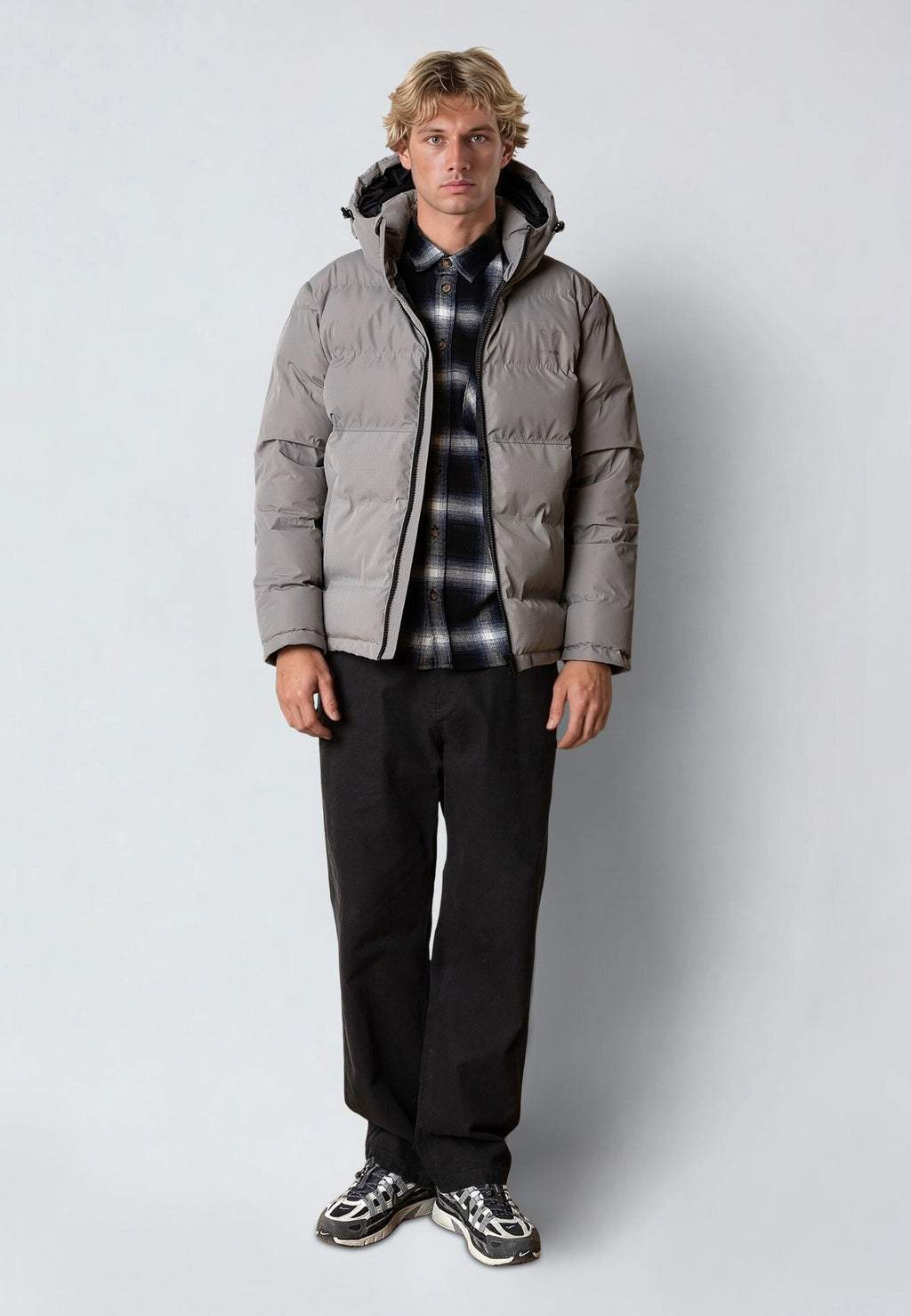 Chaqueta Fat Moose Birk Gris Claro