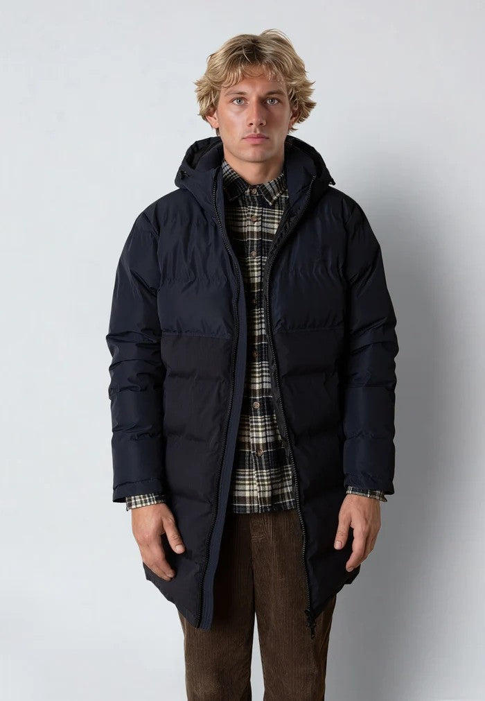 Chaqueta Fat Moose Birk Long Azul Oscuro