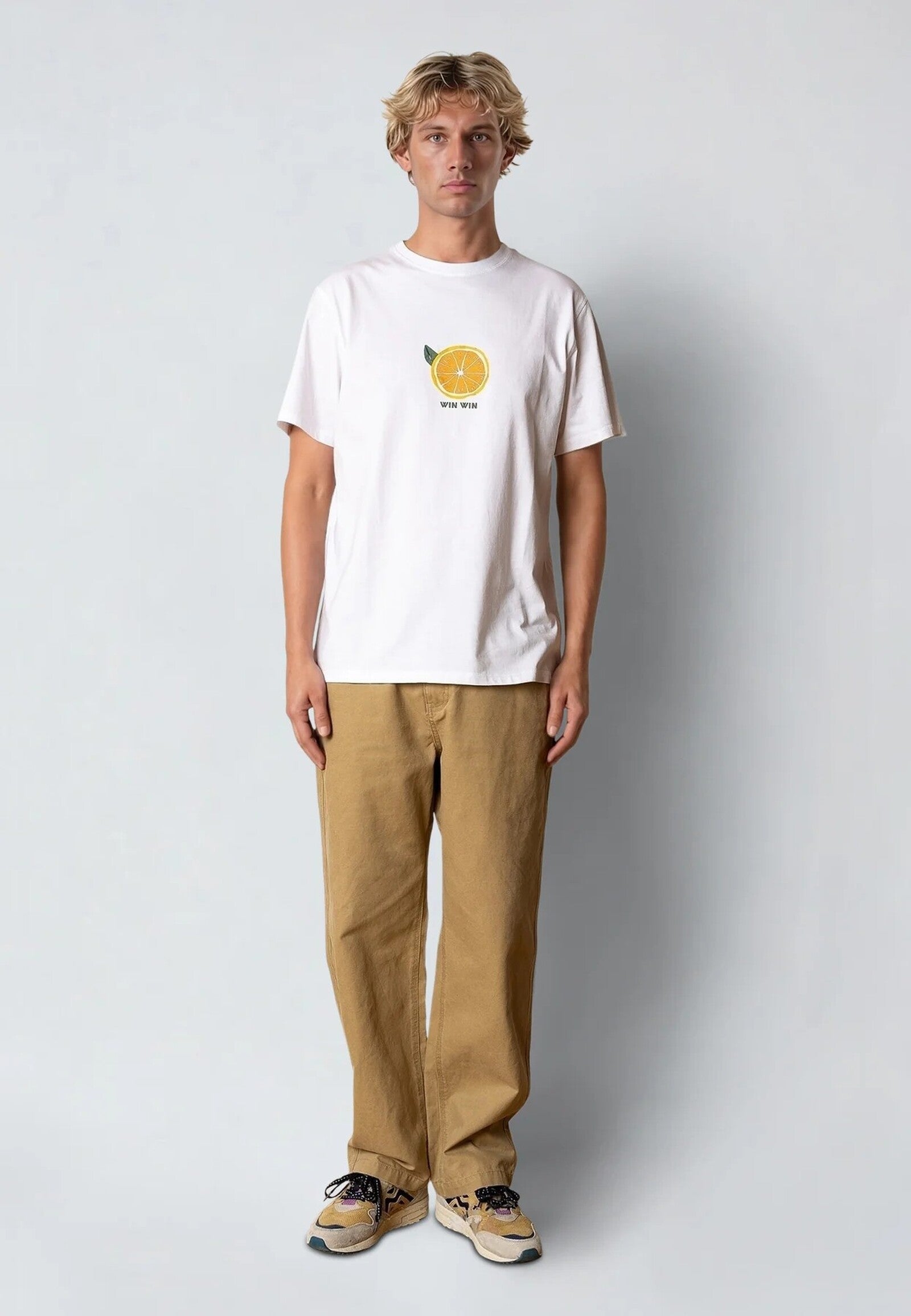 Camiseta Fat Moose Win Win T-Shirt Blanco