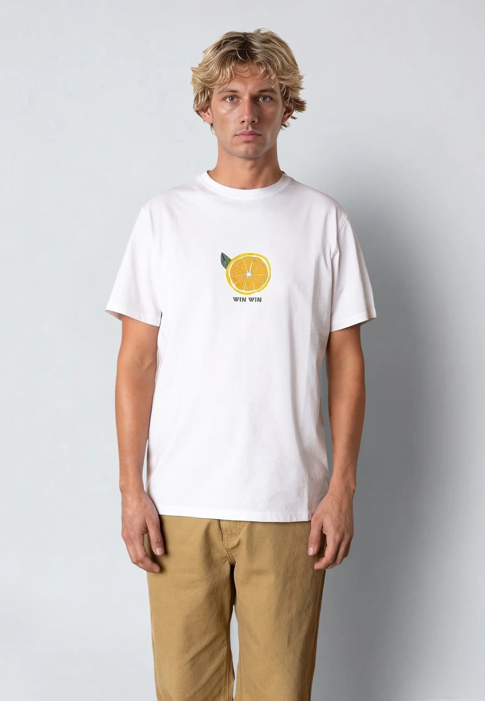 Camiseta Fat Moose Win Win T-Shirt Blanco