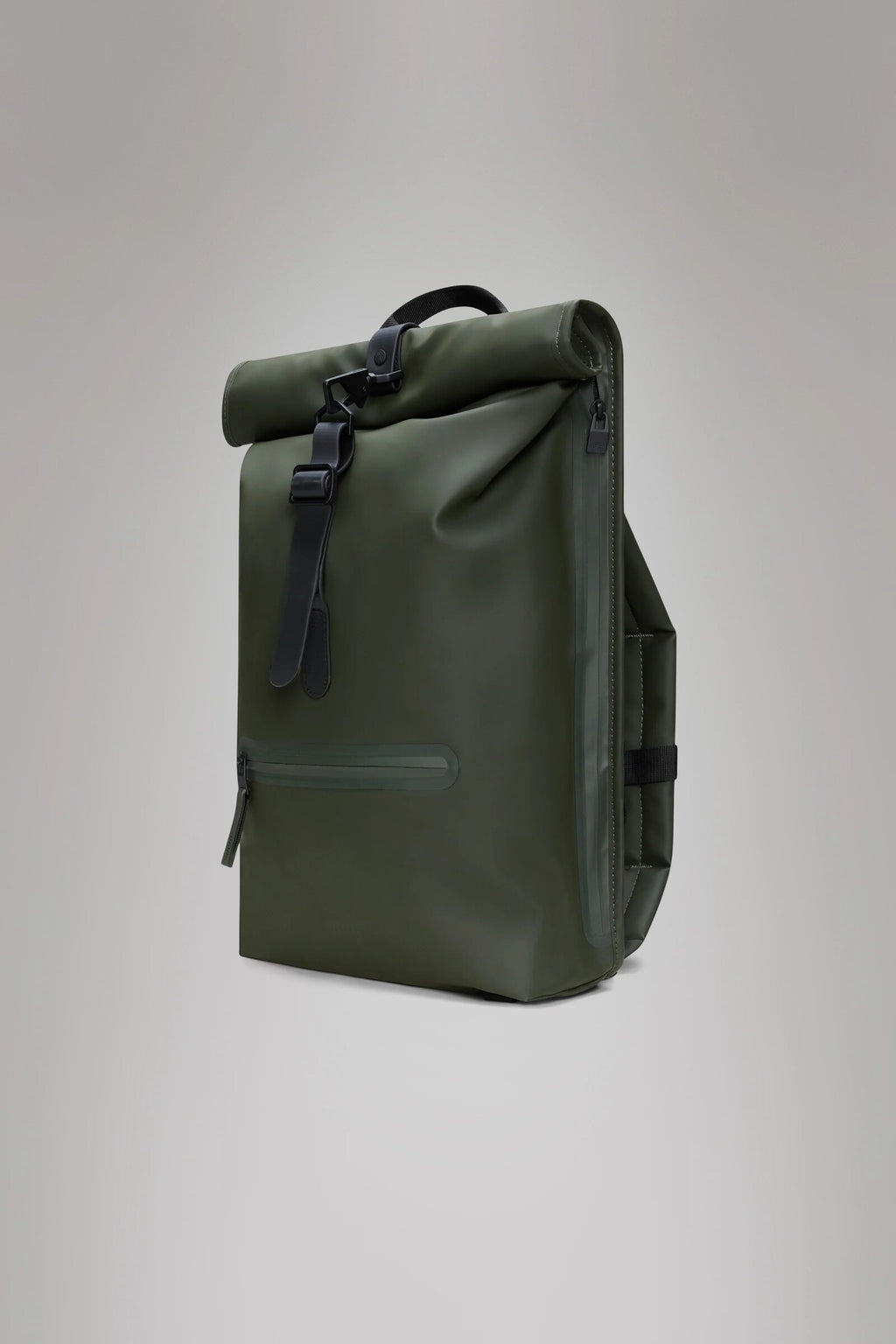 Mochila RAINS Rolltop Rucksack W3 Verde