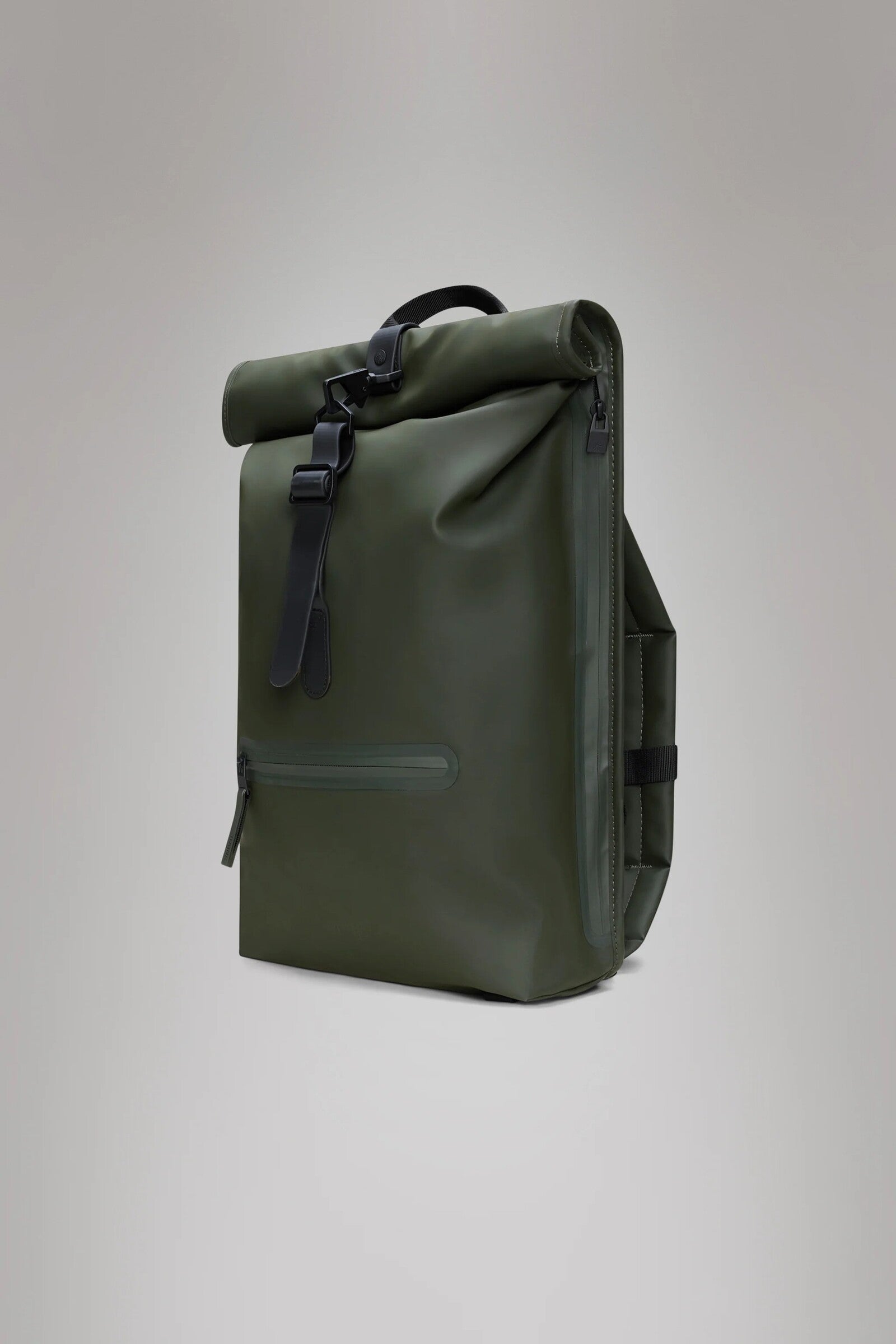 Mochila RAINS Rolltop Rucksack W3 Verde
