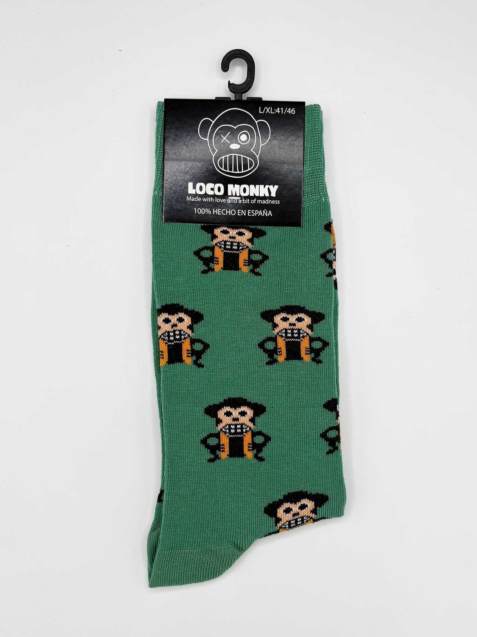 Calcetines Loco Monky Monos Verde